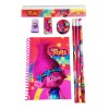 Mirage TROLLS Stationary Set Pencils Eraser Sharpener small notes pad