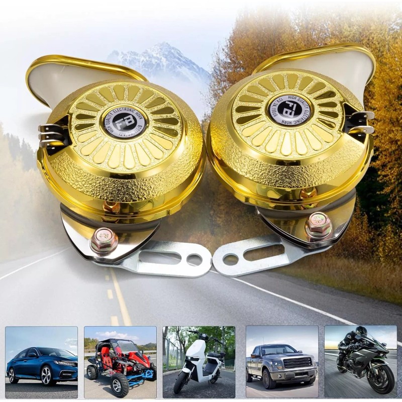 FARBIN Car Horn Variable Sound Horn Kit with 3 Sound