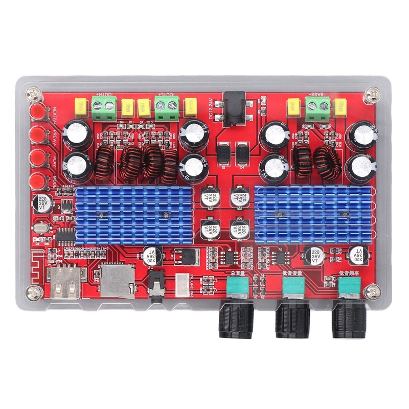 Subwoofer Amp Board 60W+60W+100W 2.1 Channel TPA3116 Chip Bluetooth AUX