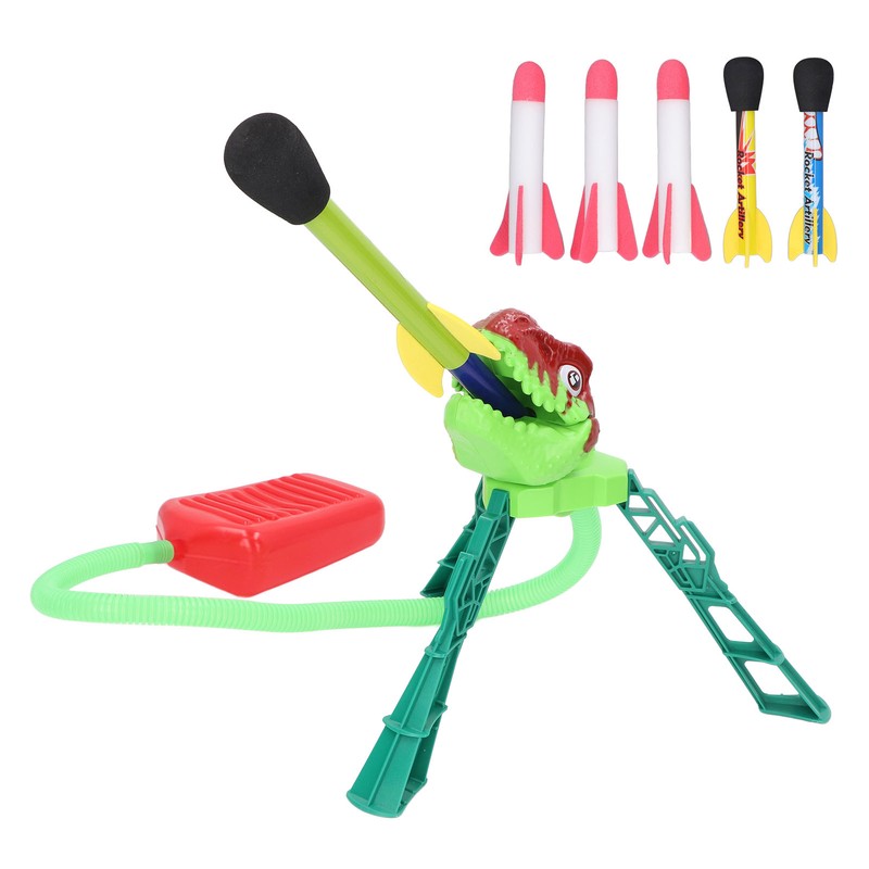 Kids Rocket Launcher Safe Luminous Effect Step On Launcher Toy