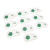 10 PCS Golf Club Head Covers Four Leaf Clover Pattern