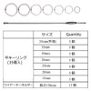 Lontenrea Flat Keyring Outer Diameter 0.6 inch (15 mm), 0.8
