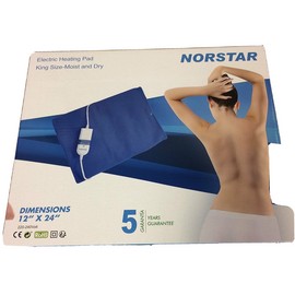 Norstar New 220 Volt King Size Heating Pad Moist Dry 220v European Plug Cord