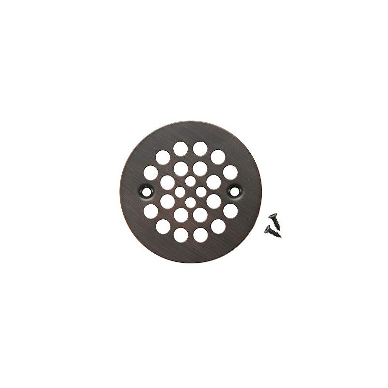 Premier Copper Products D-415ORB 4.25-Inch Round Shower Drain Cover, Oil