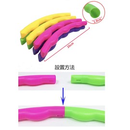 Hula Hoop for Kids Removable Adjustable Weight Hula Hoop for Kids Adults Suitable for Fitness, Gymnastics, Dance, Pet Training 65cm