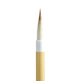 Akashiya Calligraphy Brush, Fine Brush, Flower Fan for Kanji Works A091949