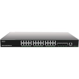 Grandstream Enterprise Layer 3 Managed Network Switch, 24 x GigE, 4 x SFP+ GWN7813 (New, Late-July)