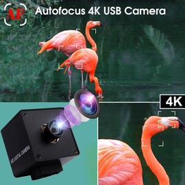 Svpro 4K Autofocus USB Camera 30pfs UHD Streaming Camera with 100 Degree Viewing,Wide Angle Computer Camera IMX415 Sensor,No Distortion Plug Play Webcam