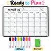 A3 Magnetic Dry Erase Calendar for Weekly & Monthly Planning