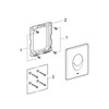 GROHE Start Flush Plate – Toilet Wall Plate for Concealed