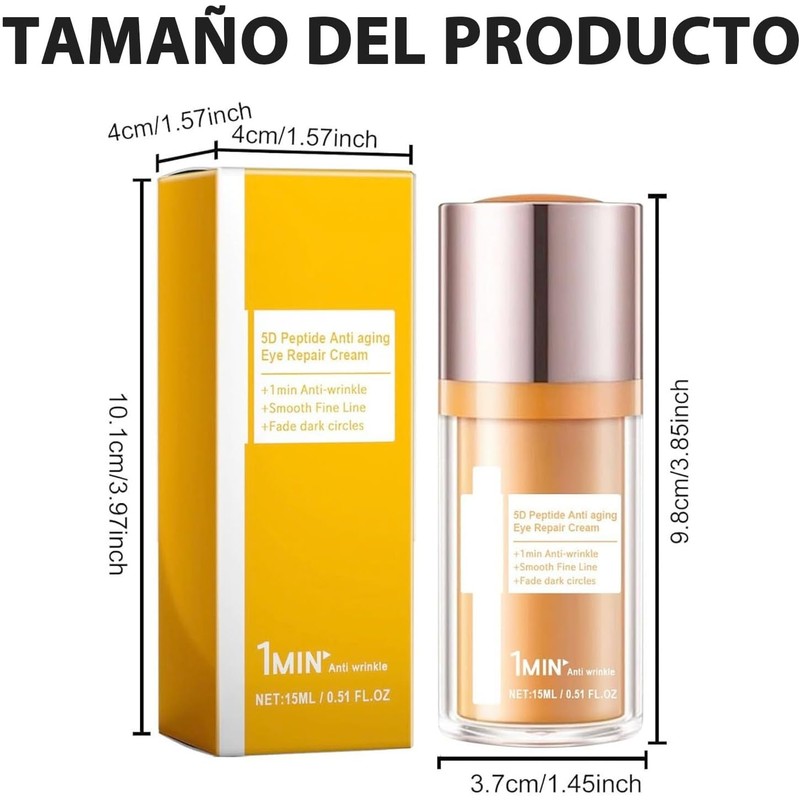 Crema para Ojos de papa, Crema para Ojos Peptidos 5D