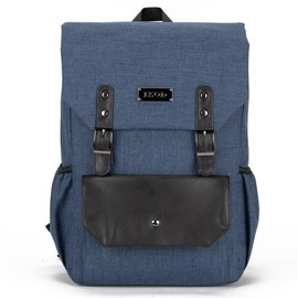 IZOD Youth Business Travel Slim Durable Laptop Backpack, Computer Bag Fits 15.6 Inch Laptop Notebook - Color: Navy