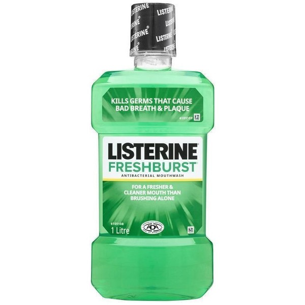 Listerine Fresh Burst - Antibacterial Mouthwash 1L