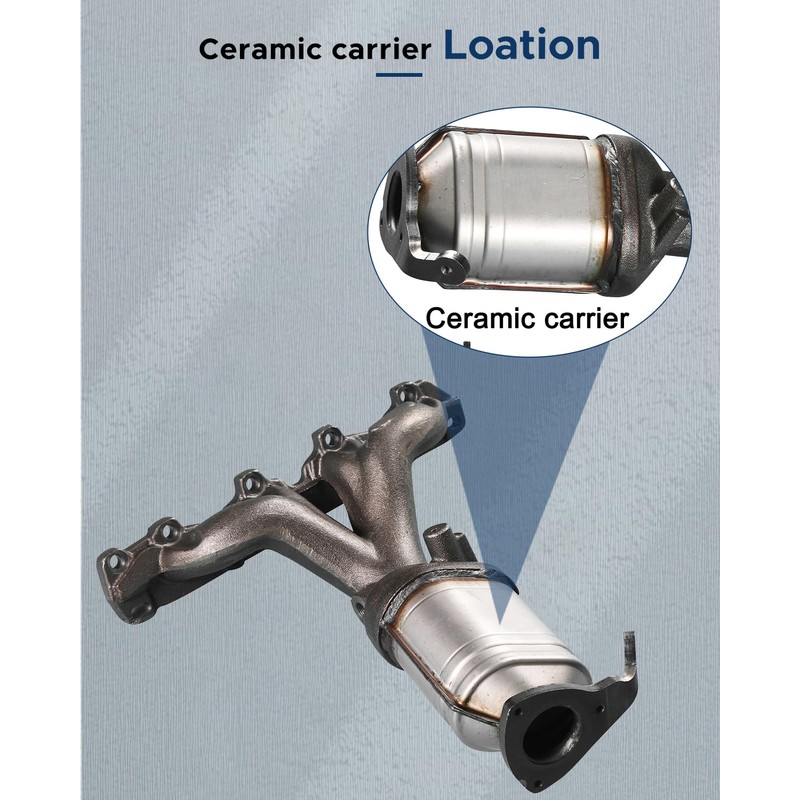 VAVICARS Catalytic Converter Stainless Steel Direct-Fit For 2004-2008 Chevy Malibu