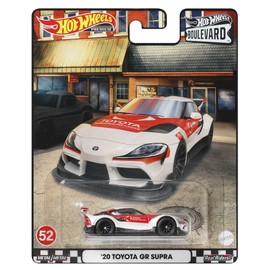Hot Wheels Collector Vehículo de Colección 20 Toyota Supra Wide Body Escala 1:64 con Ruedas Real Riders™ y gráficos Premium para niños de 3 años en adelante