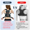 Posbaer Back Straightener Comfortable and Adjustable Back Support Belt, Posture