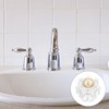 sourcing map Bathroom Faucet Knobs Replacement, 4Pcs Acrylic Hot and