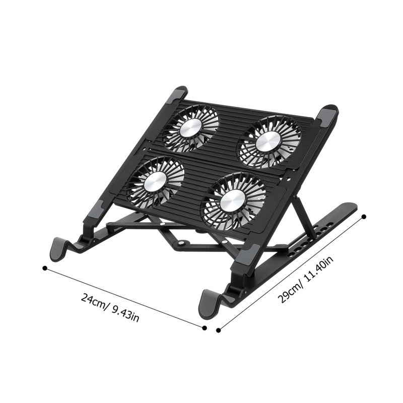 SHOWERORO Laptop Cooling Pad with Fan Laptop Stand for Desk