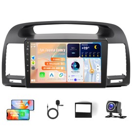 KuTaiTai 2+32GB Car Radio for Toyota Camry 2002-2006 (with J.B.L Premium Audio), Android 12 9" Car Play Screen for Camry Stereo with Carplay/Android Auto/Bluetooth/GPS/WiFi/FM/SWC + AHD Backup Camera