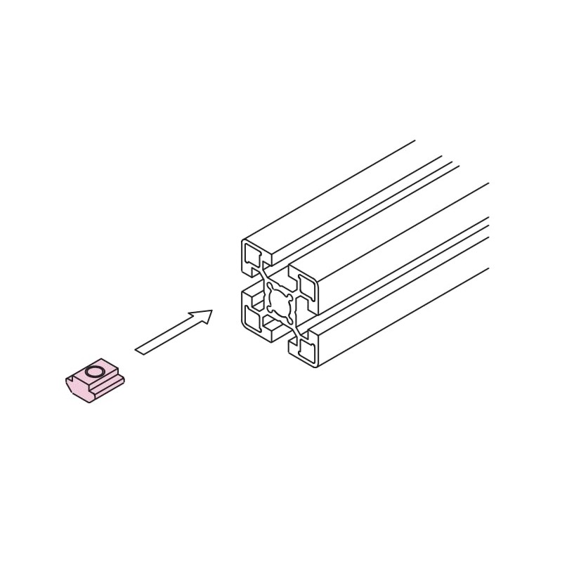 SU SFB-002 T Nut S(M6) Pack of 50