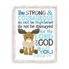 Moose Arctic Animal Christian Bible Verses Quotes Nursery Kids Room