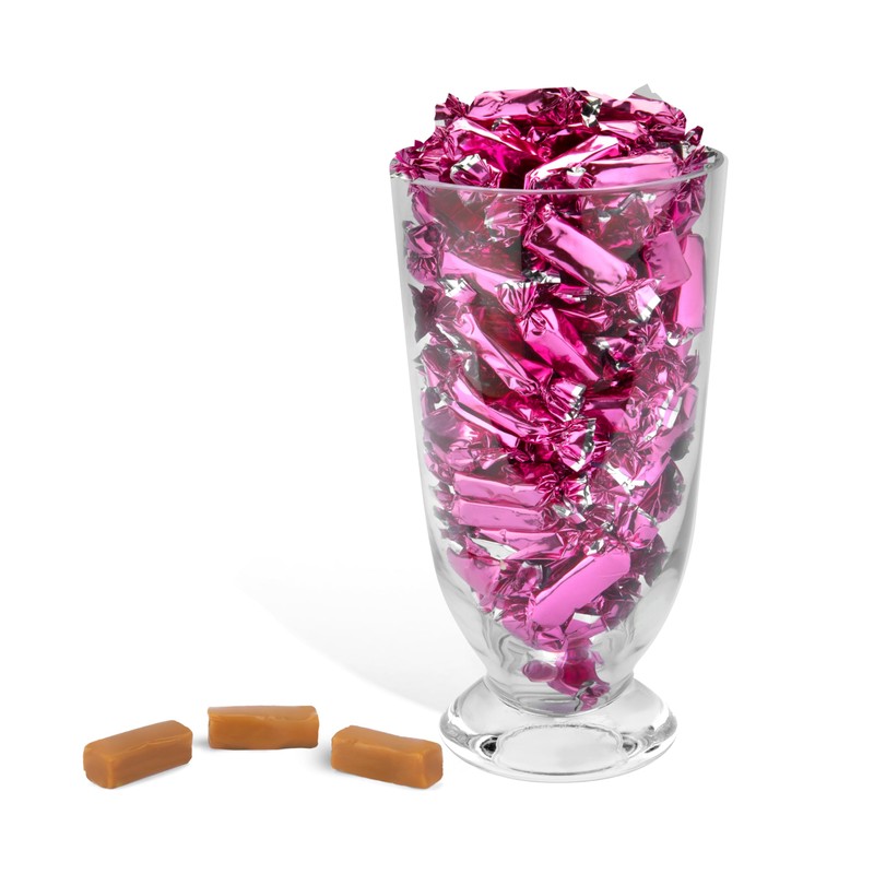Candy Envy - Individually Wrapped Caramels - Hot Pink Wrapper