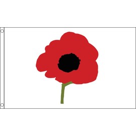Poppy Flag 5ft x 3ft