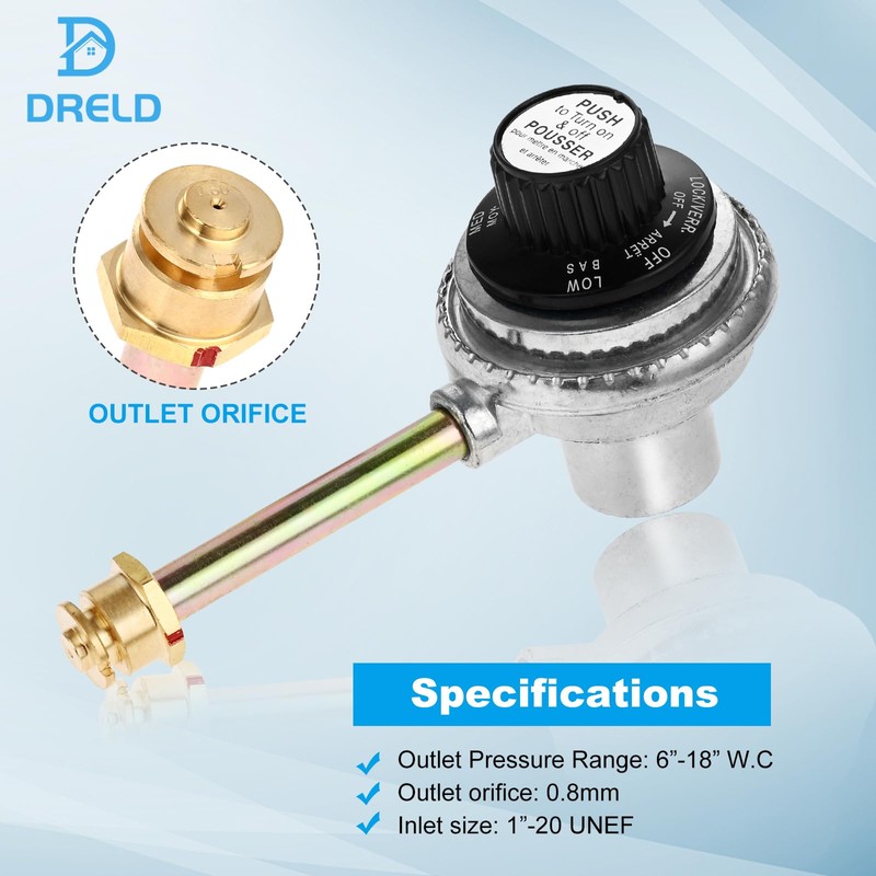29102349 29103224A Regulator Control Valve, Replacement for Char Broil Grill2Go