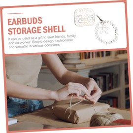 Tofficu Creative Decorative Earphone Cover for Lightweight Delicate Protector Unique Style Easy to Clean Fresh Design Protective Case Against Bumps and Scratches