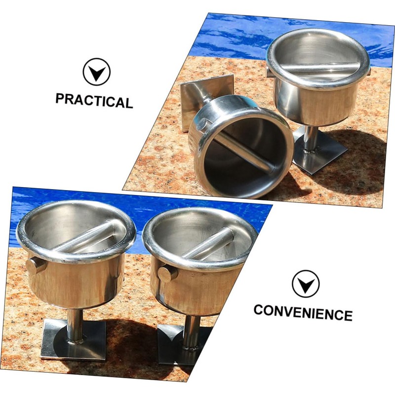 IWOWHERO Swimming Pool Embedded Parts Preembedded Inserts Underwater Cups Pool