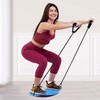 2-in-1 Tubing Balance Board Full Set (Tubing Band + Balance Board + Pad) for Balance, Core Training, and Pilates Pad 10ea