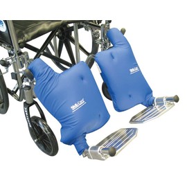 Skil-Care Calf Pad Cover, Universal Size, Foam-Padded Leg Support with Low-Shear II Wipe-Clean Cover, Fits All Wheelchair Calf Pads, 703068