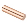 sourcing map 1 Pack Pure Copper Round Rod 25mm/0.98 Inch