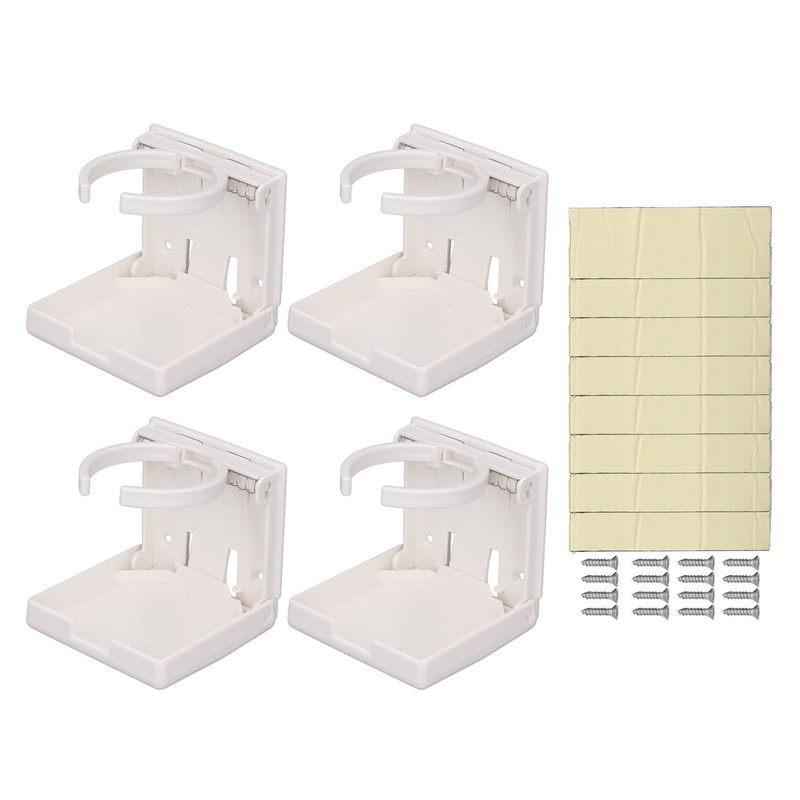 Foldable Drink Holder, Adjustable Drink Holder, Space Saving Wall Mount,