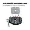 58mm Round Arca Swiss Clamp,Lever QR Clip for Tripod Head