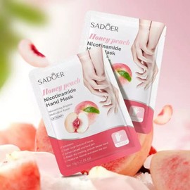 Peach extract essence moisturizing hand pack set, 10 pieces, 35g / 복숭아추출물 에센스 촉촉 보습 손팩세트, 10개, 35g