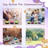 Pack of 5 Pet Communication Buttons, Dog Answer Buzzer Summer,