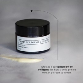 Crema Reafirmante rostro noche Colageno y Elastina 100% Natural 50g