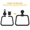Mipcase Wall Mount Towel Rack Suction Cup Punch- Towel Holder