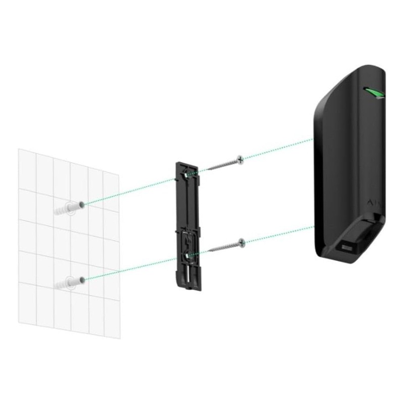 Ajax - Ajax PIR Detector Double Effect Curtain 868MHz -