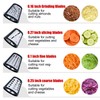Slicer Shredder Grater Attachment Compatible with KitchenAid Stand Mixer, 4