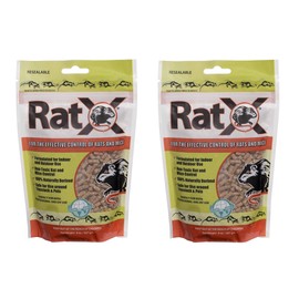 (2 Pack) EcoClear Products RatX, Humane All-Natural Non-Toxic Rat and Mouse Killer Pellets (8 Oz. Per Pack)