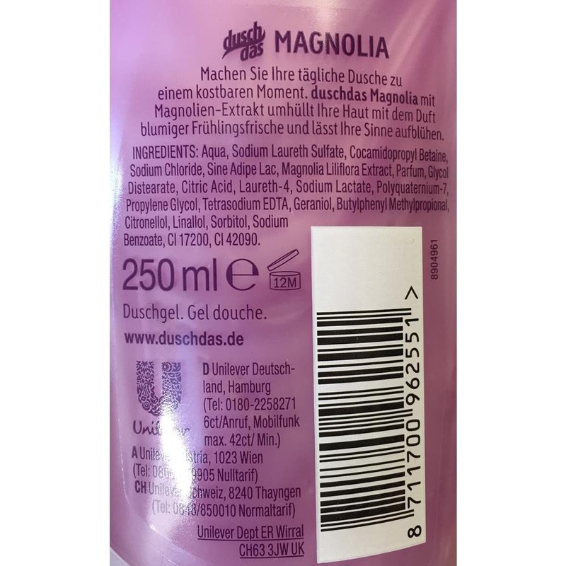Duschdas Magnolia Shower Gel - 250 ml