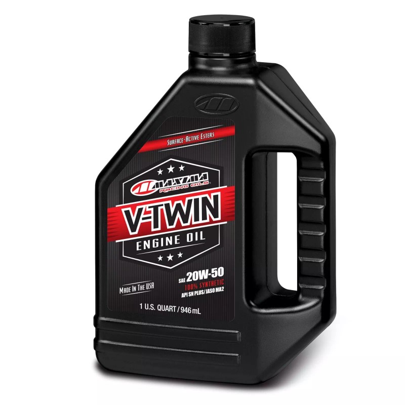 Maxima Synthetic 20W50 3 Hole Oil Change Kit Black Filter