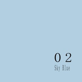 Huamei Seamless Photography Background Paper, Photo Backdrop Paper 53-Inches Wide x 16-Feet, (4.4x16 Feet, 02 Sky Blue)