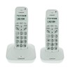 LOGICOM Comfort 250 Duo Cordless Phones Touch Screen White