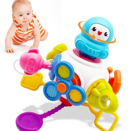 Busy Cube Toys Montessori Toys for 3+ Year Old, Travel Toys for Toddlers Learning Fine Motor Skills Birthday Gifts for Boy Girl (Spaceman)