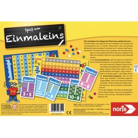 Noris 606076342 - Einmaleins - One Times One (1st + 2nd class), children's game
