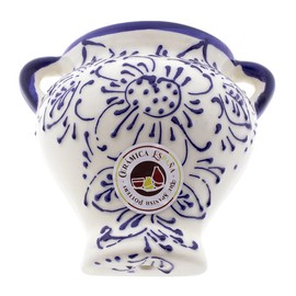 CERÁMICA ESPAÑA Wall Pots Decorative Pots Ceramic Pots Pots for Outdoor Use Wall Pots Model D20 100% Handmade Decoration 13 x 11 x 10 cm