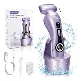 Trimmer Afeitadora Eléctrica Para Mujeres Recargable, Húmeda Y Seca